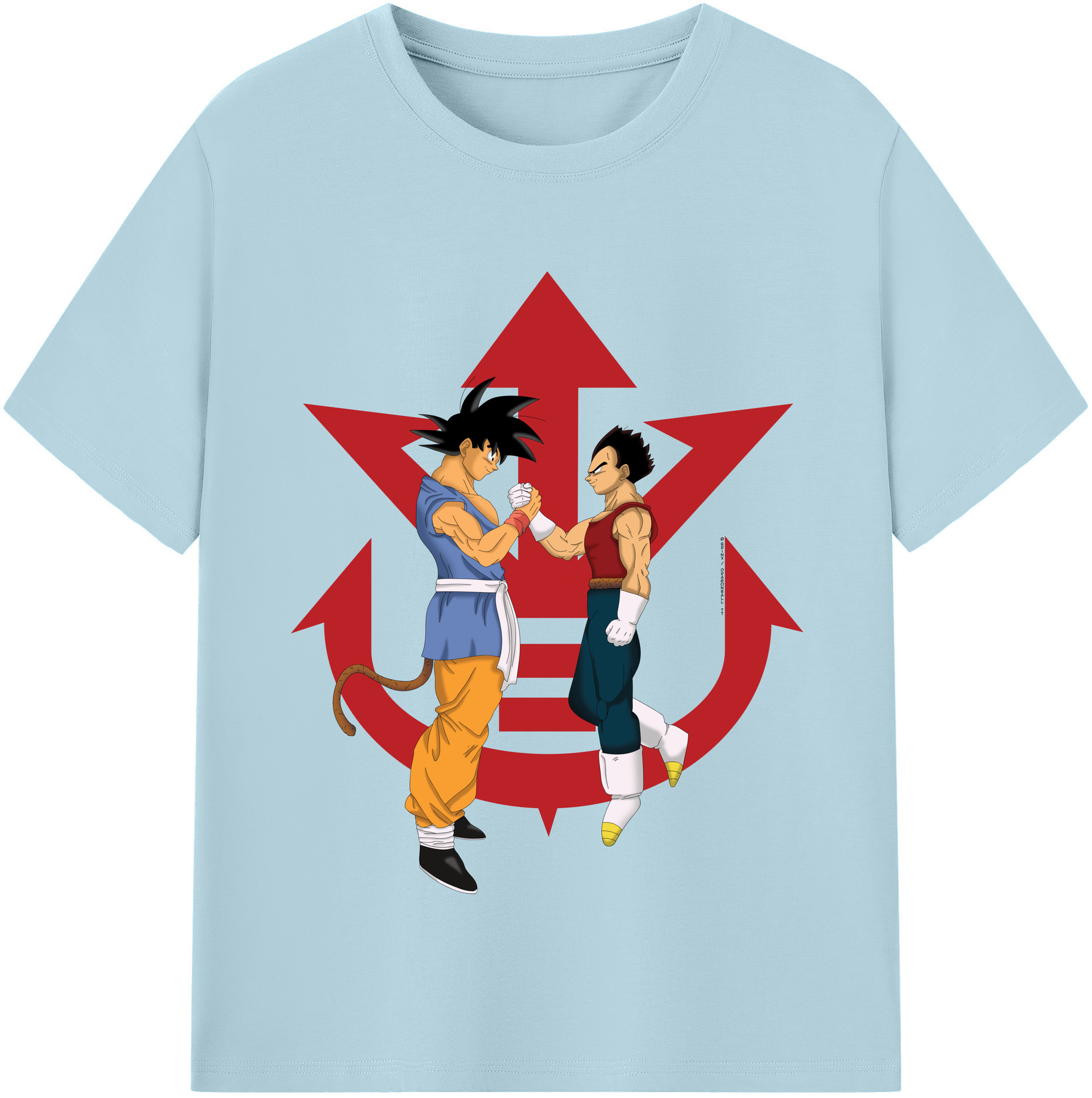 （画像用） ドラゴンボール 孫悟空（そん ごくう）Son Goku カカロット DRAGON BALL Kakarotto 綿100％半袖Tシャツ（フロントプリント）
